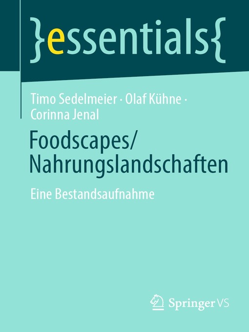 Title details for Foodscapes/Nahrungslandschaften by Timo Sedelmeier - Available